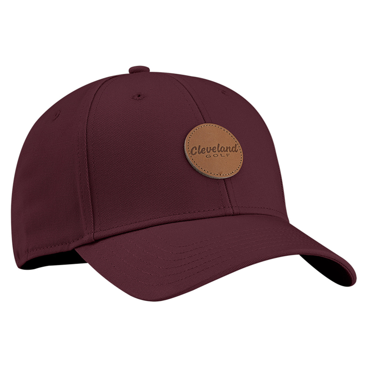 Cleveland Leather Patch Adjustable Hat - Maple Hill Golf
